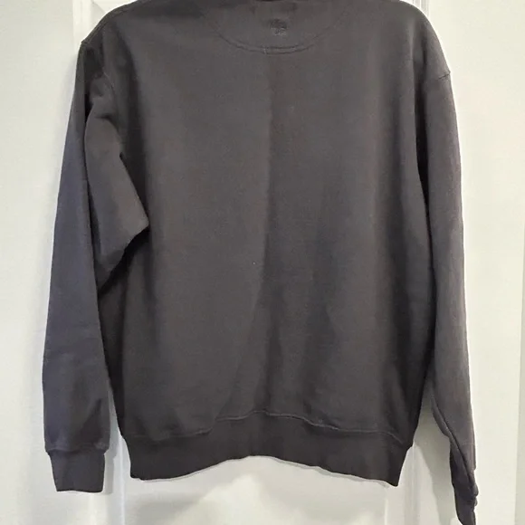 Anine Bing Size Small Ramona Sweatshirt in Washed Black - Picture 2 of 8